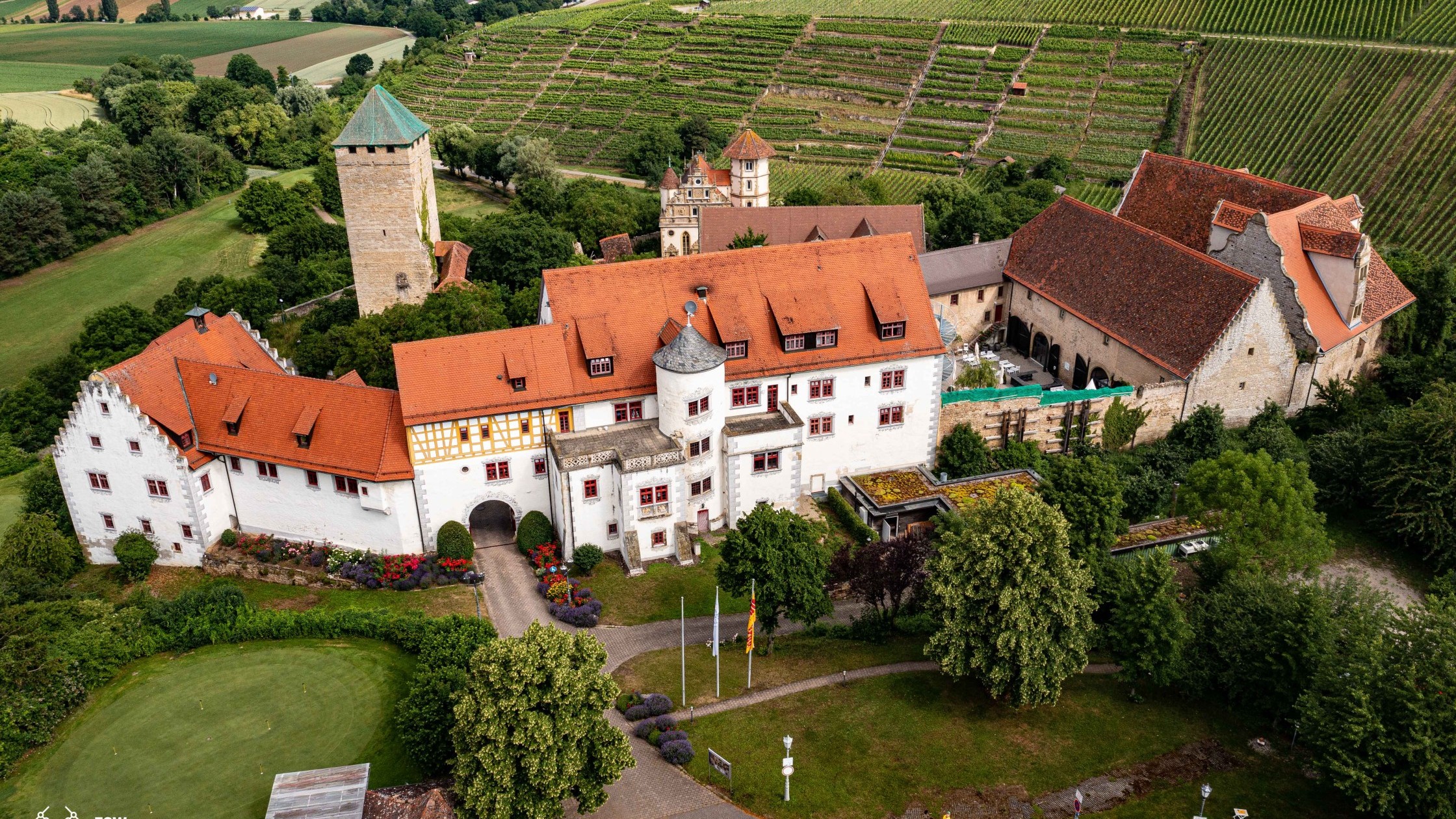Schloss Liebenstein_Luftaufnahme